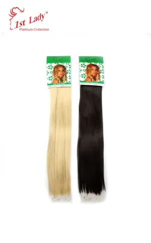1st Lady Futura Silky Straight Clip-On Synthetic Hair Extensions 22" (8pc)