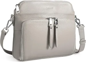 befen Genuine Leather Crossbody Purses for Women, Women's Small Crossbody Shoulder Bag with Built in RFID Wallet