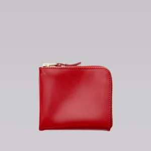COMME DES GARCONS WALLET SA3100 COLOUR PLAIN RED
