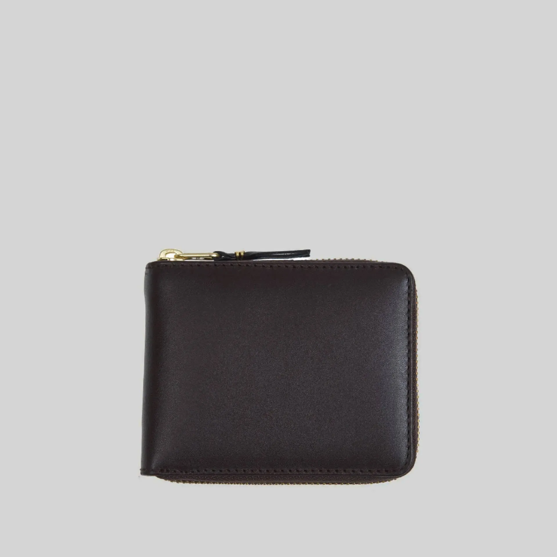 COMME DES GARCONS WALLET SA7100 CLASSIC PLAIN BROWN