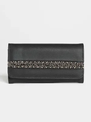 Embelished One Fold Wallet