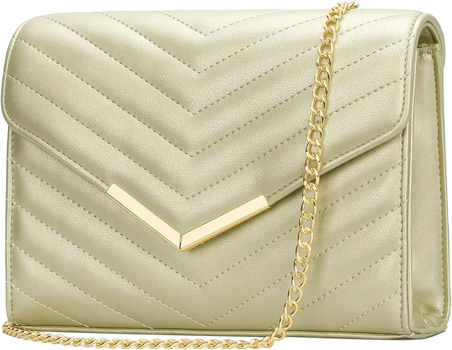 KKXIU Women Formal Vegan Leather Evening Envelope Clutch Purses and Handbags for Party Wedding Prom Bridal
