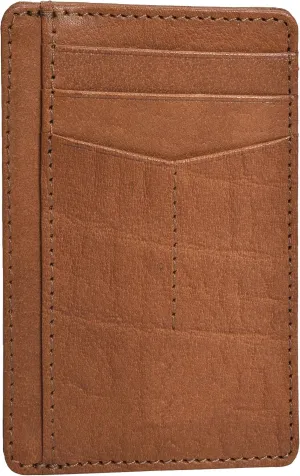 Leather Minimalist Wallet for Men & Women RFID Front Pocket Leather Card Holder Wallets