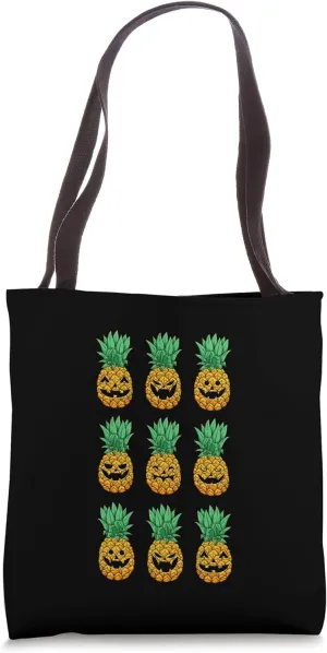 Pineapple Jack O Lantern Hawaiian Halloween Pumpkin Costume Tote Bag