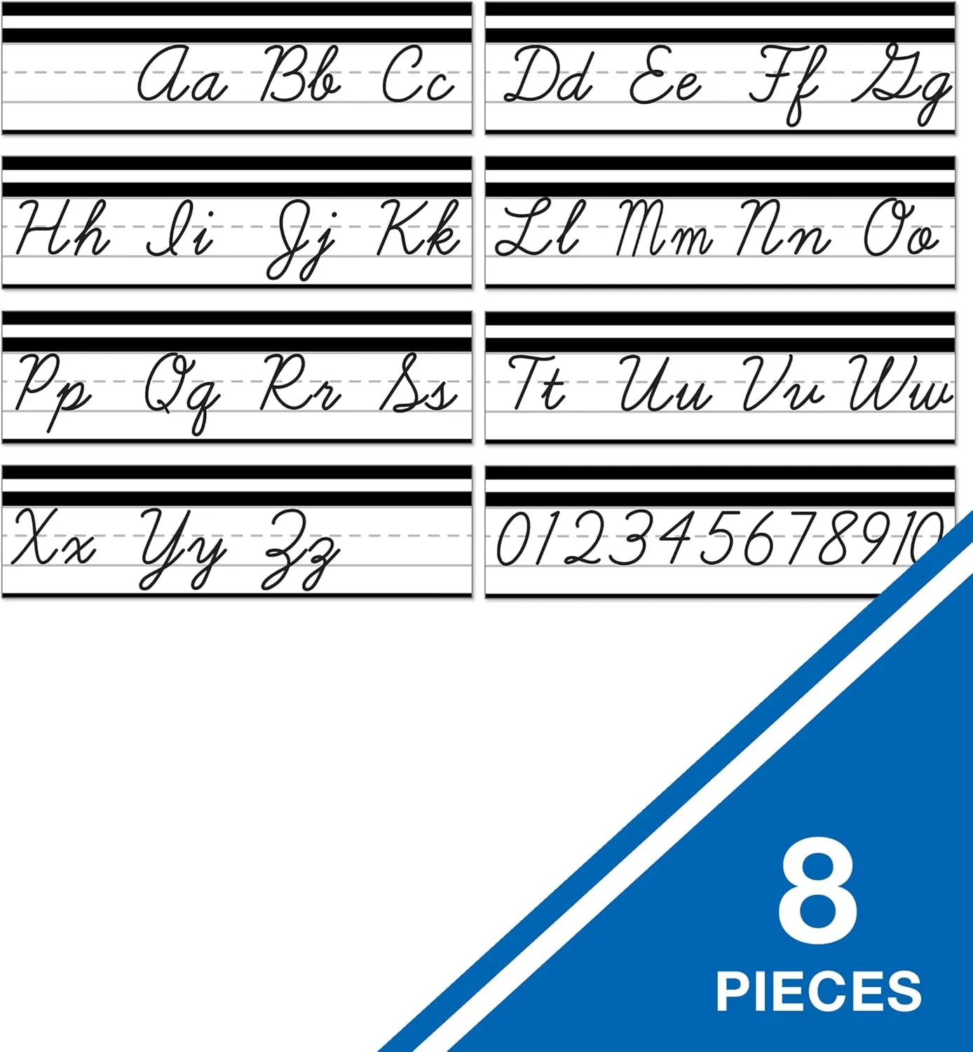 Schoolgirl Style - Simply Stylish | Alphabet Line | Cursive Mini Bulletin Board Set