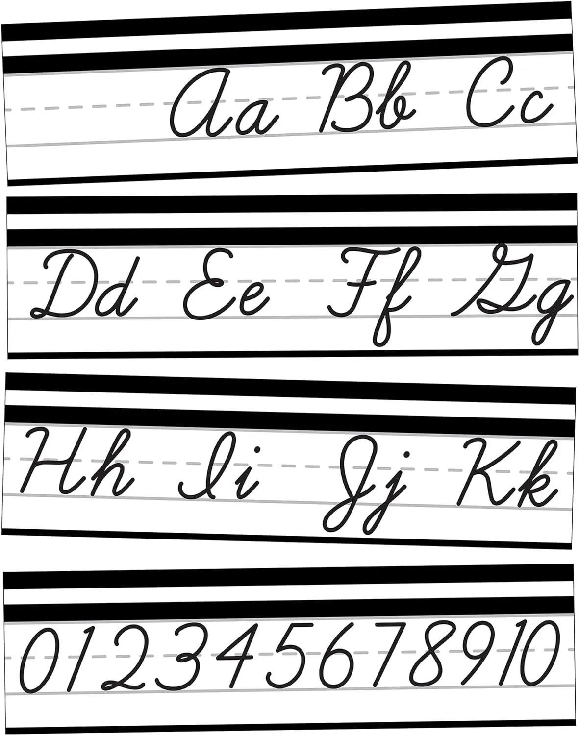 Schoolgirl Style - Simply Stylish | Alphabet Line | Cursive Mini Bulletin Board Set