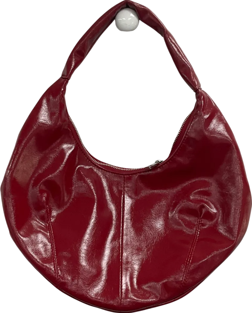 Topshop Samira Scoop Shoulder Bag In Red One Size