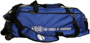 Vise Clear Top 3 Ball Tote Roller Bowling Bag- Blue