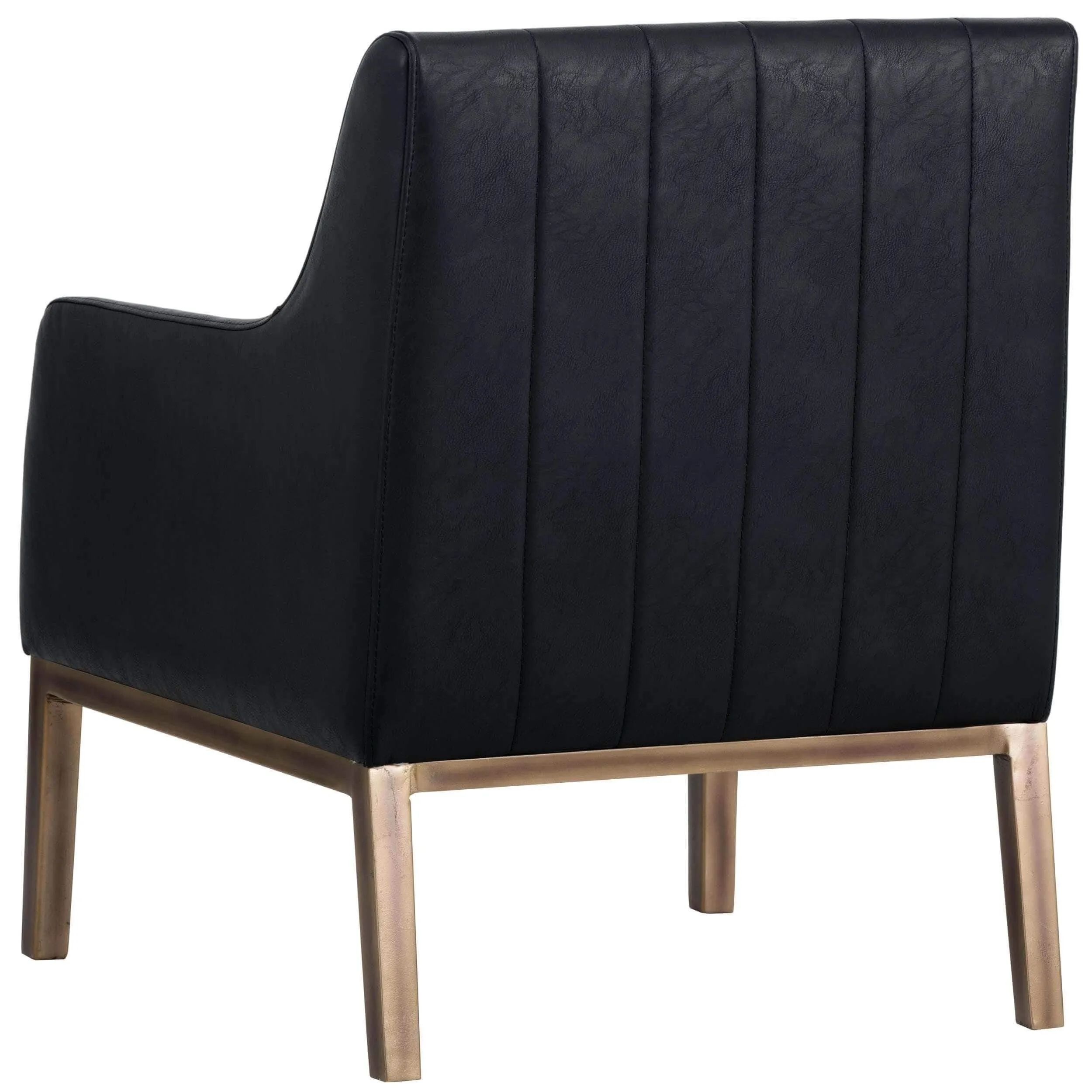 Wolfe Lounge Chair, Vintage Black