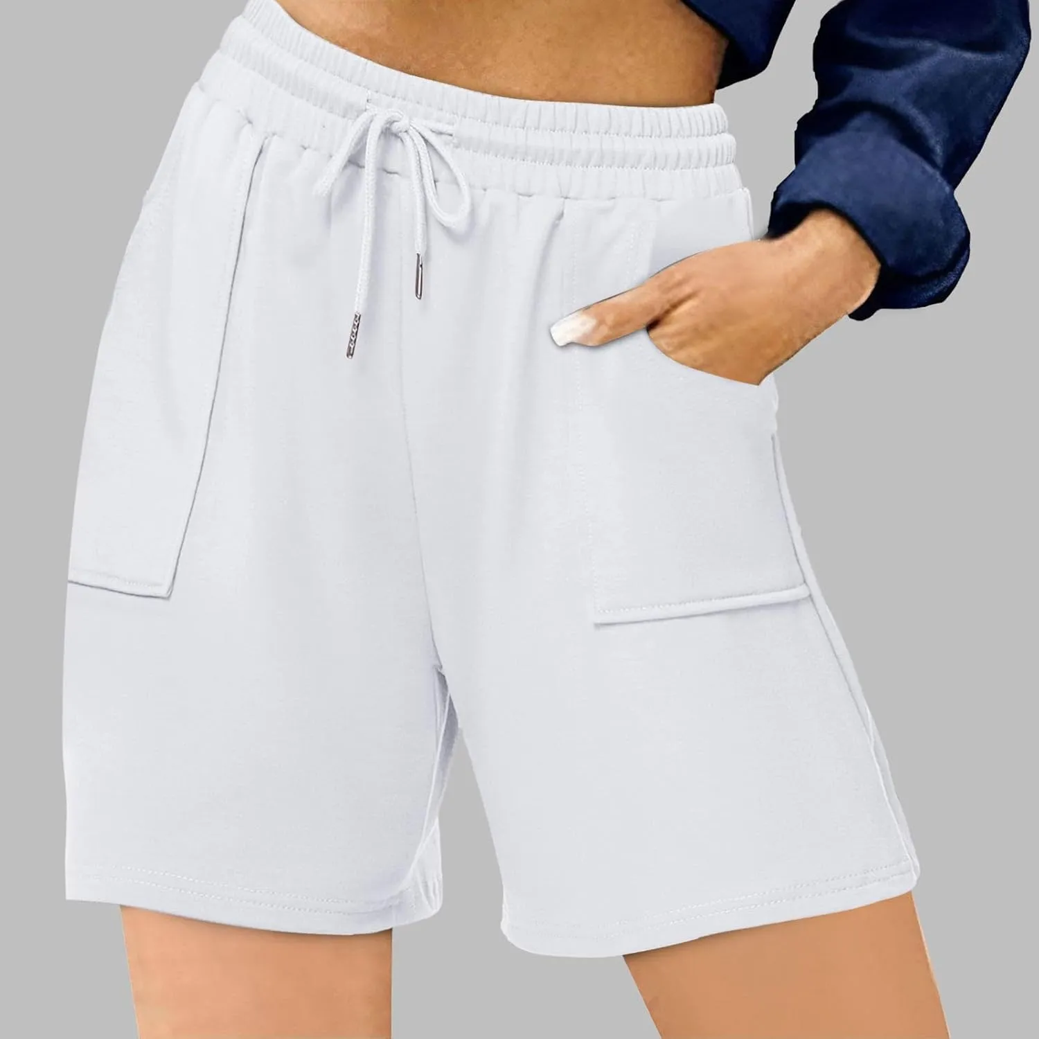Womens Athletic Shorts Y2k Boxer Shorts Lounge Sleep Plaid Shorts Pajama Bottoms Maternity Casual Pants Yoga Clothing