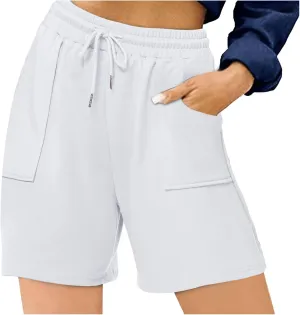 Womens Athletic Shorts Y2k Boxer Shorts Lounge Sleep Plaid Shorts Pajama Bottoms Maternity Casual Pants Yoga Clothing