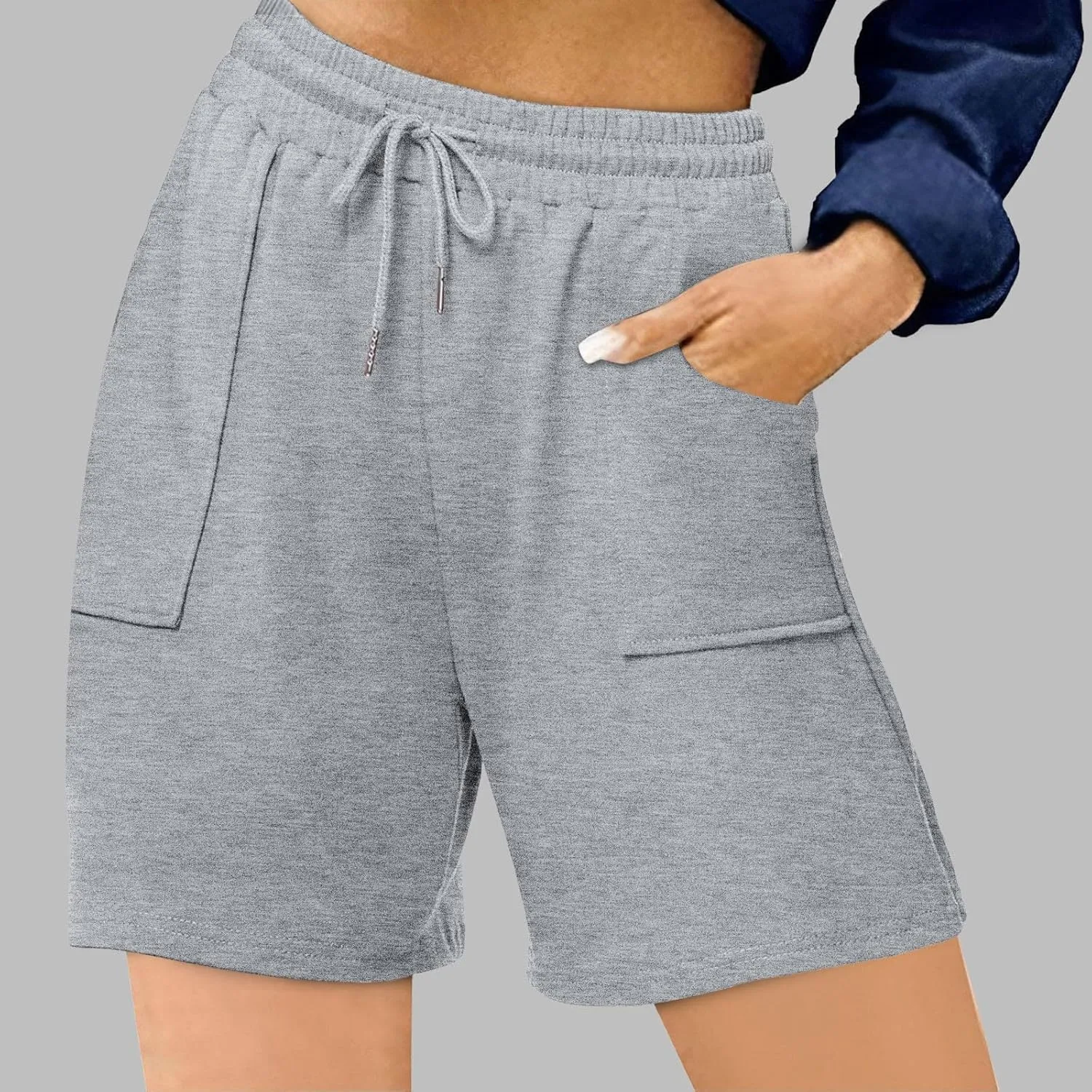 Womens Athletic Shorts Y2k Boxer Shorts Lounge Sleep Plaid Shorts Pajama Bottoms Maternity Casual Pants Yoga Clothing